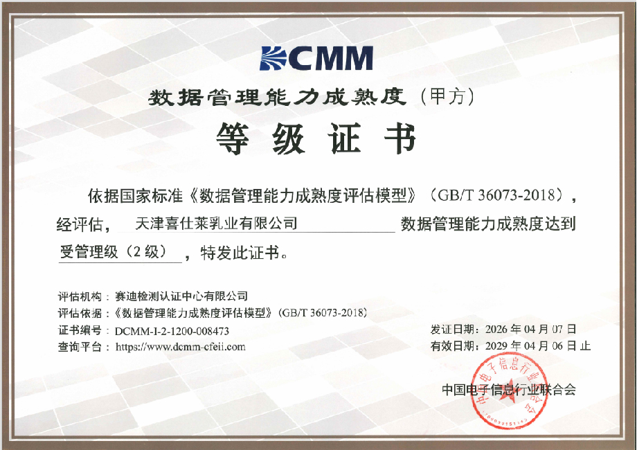 数据管理能力成熟